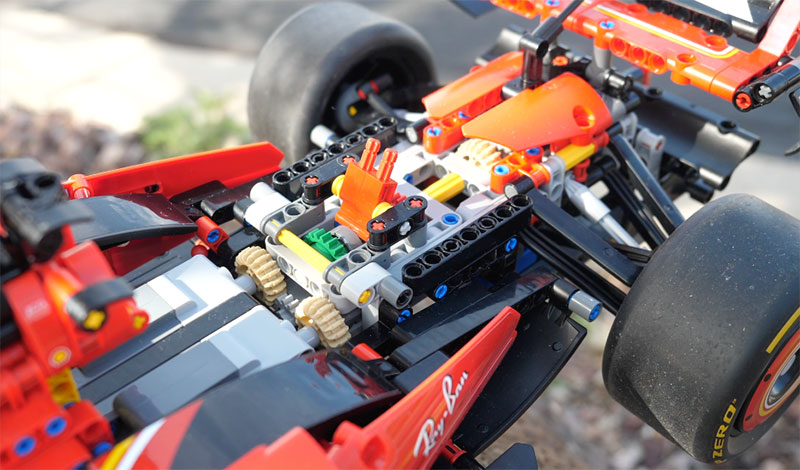 Motor for the LEGO Technic Ferrari SF 24 F1 Car 42207